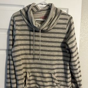 Grey cowl neck sweater